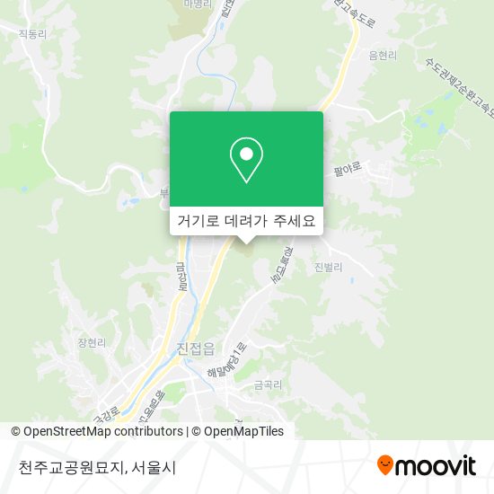 천주교공원묘지 지도