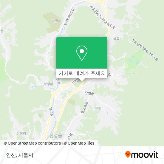 안산 지도