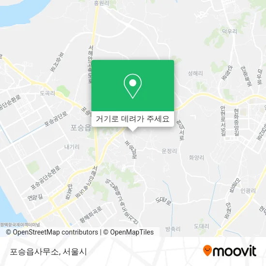 포승읍사무소 지도