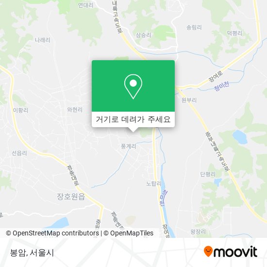봉암 지도