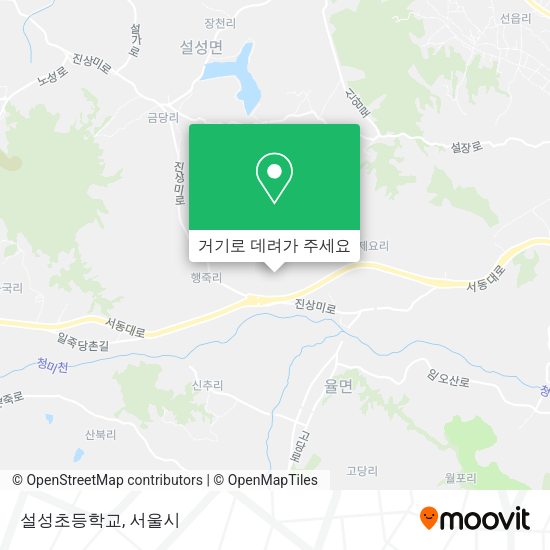 설성초등학교 지도