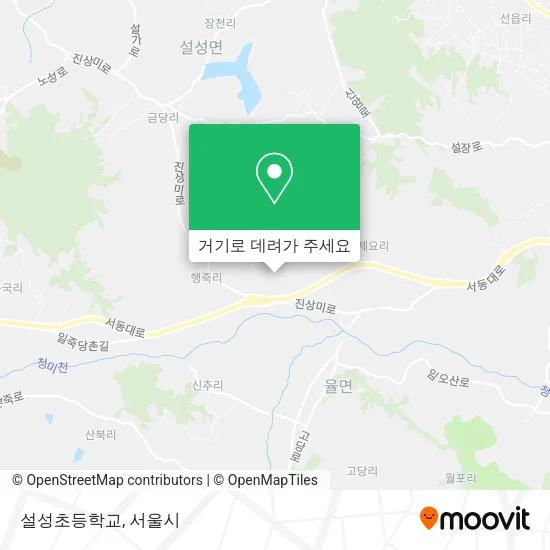 설성초등학교 지도