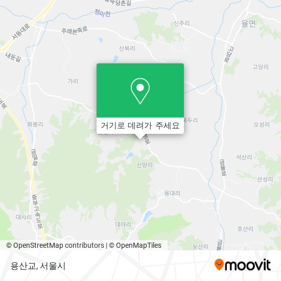 용산교 지도