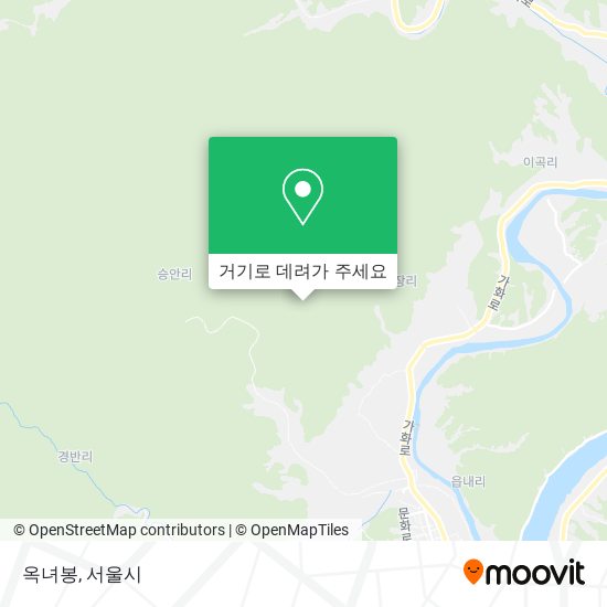 옥녀봉 지도