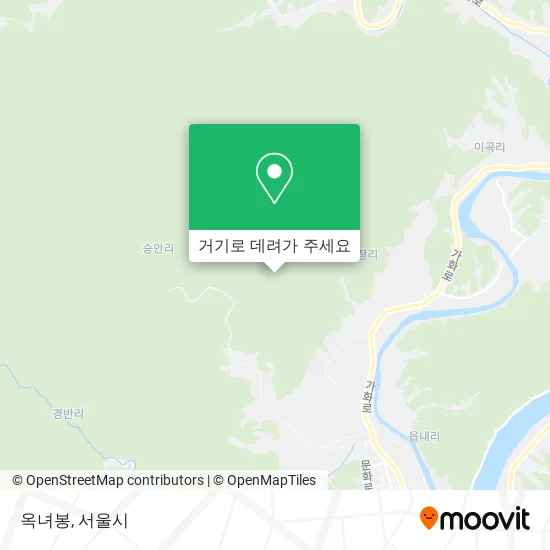 옥녀봉 지도