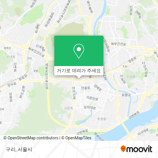 구리 지도