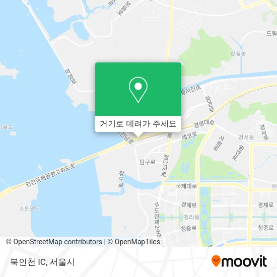 북인천 IC 지도