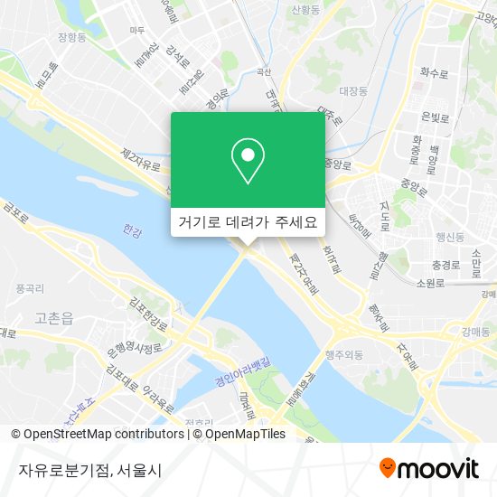 자유로분기점 지도
