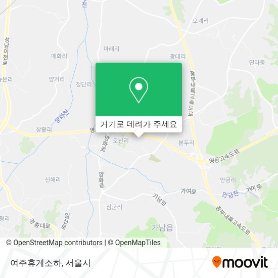 여주휴게소하 지도