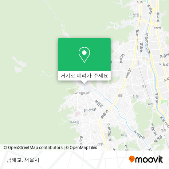 남해교 지도