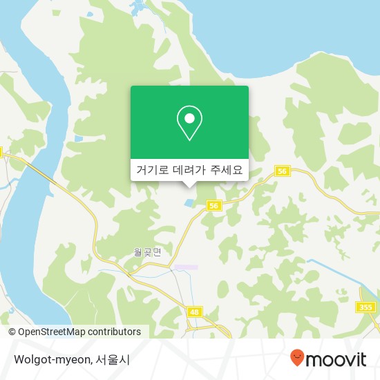 Wolgot-myeon 지도
