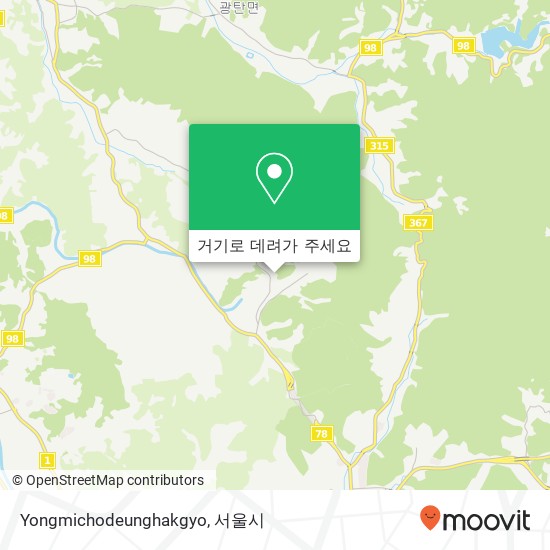 Yongmichodeunghakgyo 지도