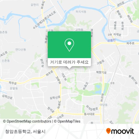 청암초등학교 지도