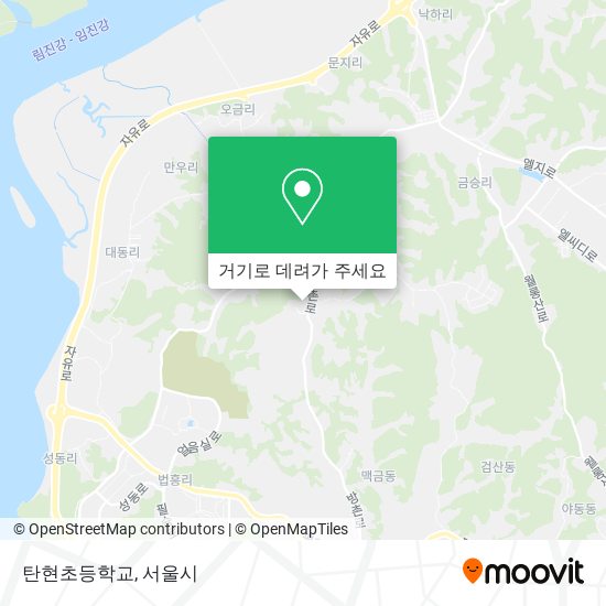 탄현초등학교 지도