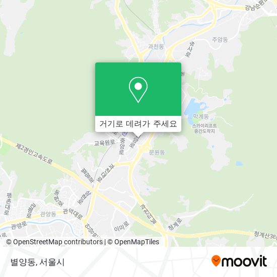별양동 지도