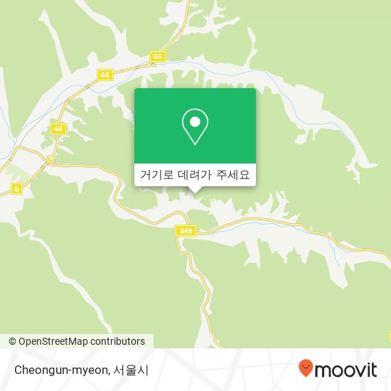 Cheongun-myeon 지도
