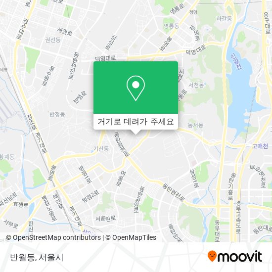 반월동 지도