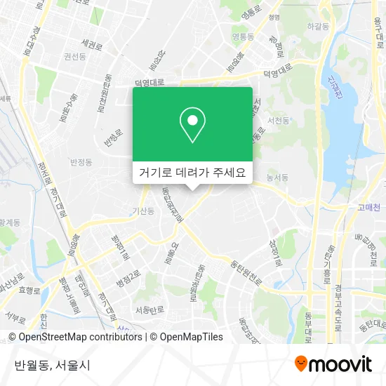 반월동 지도