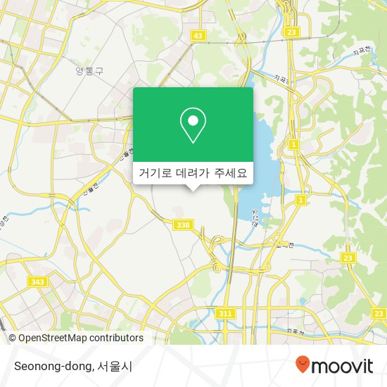 Seonong-dong 지도