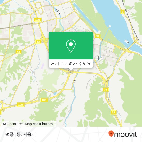 덕풍1동 지도