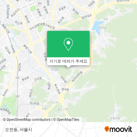 오전동 지도
