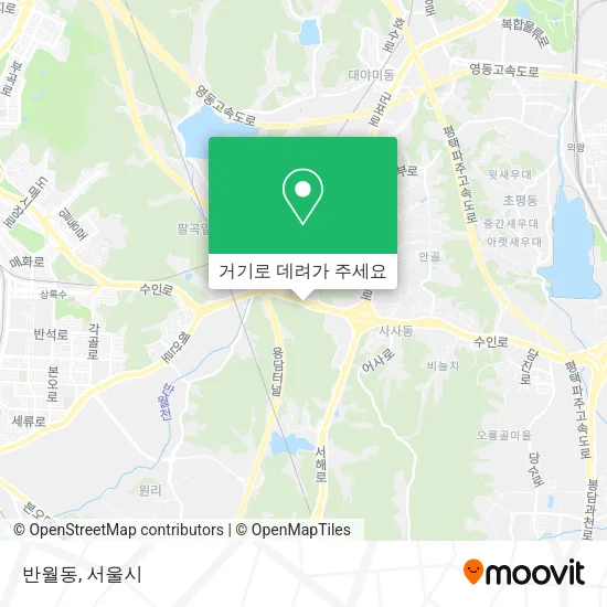 반월동 지도