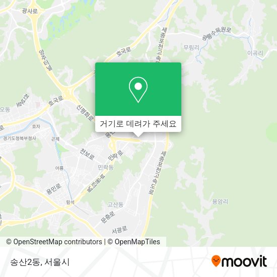 송산2동 지도