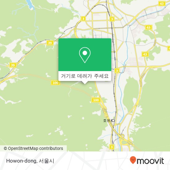 Howon-dong 지도