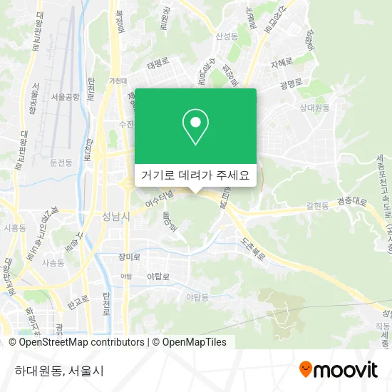 하대원동 지도