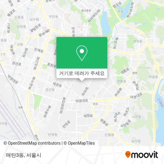 매탄3동 지도