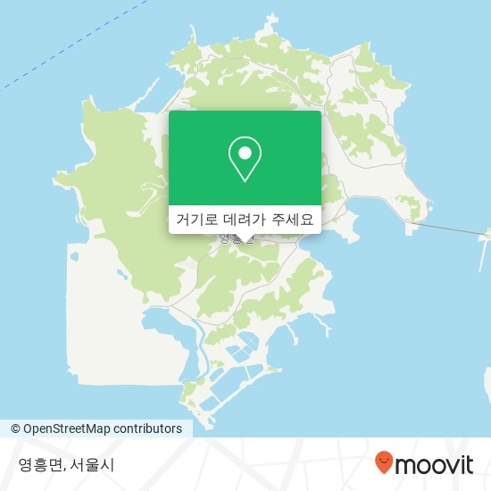 영흥면 지도
