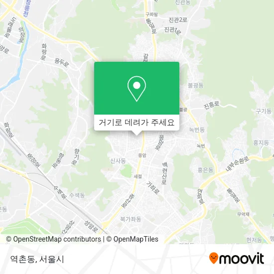 역촌동 지도