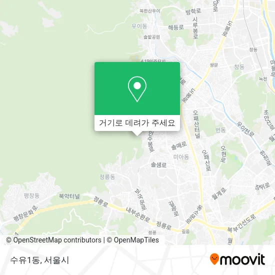수유1동 지도