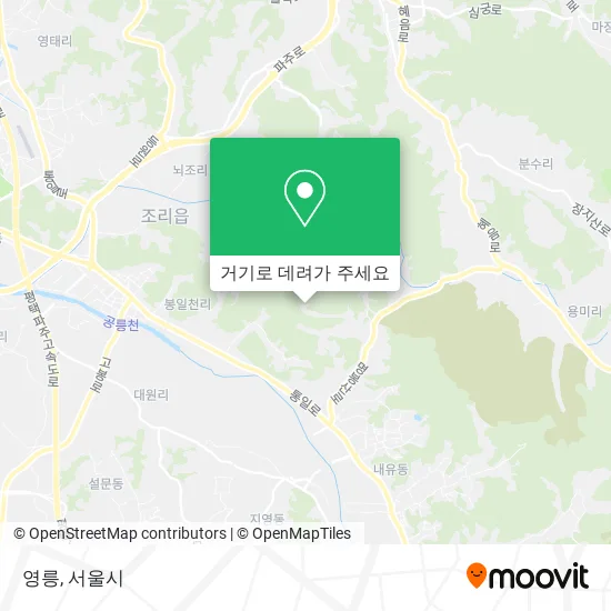 영릉 지도
