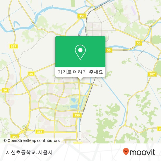 지산초등학교 지도