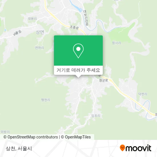 상천 지도