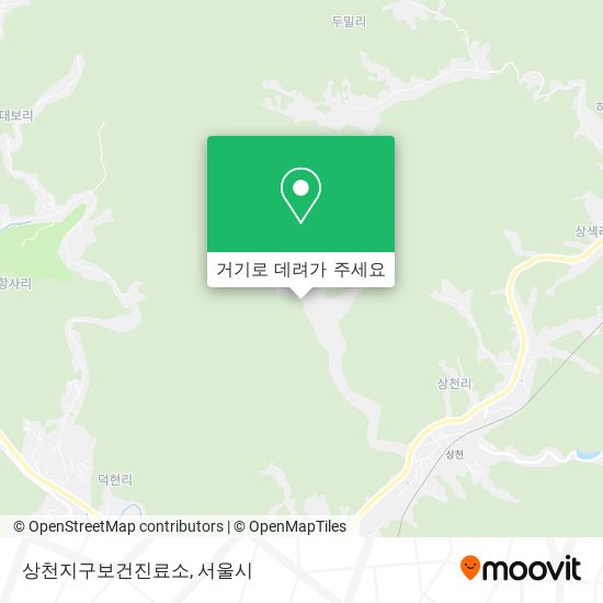 상천지구보건진료소 지도