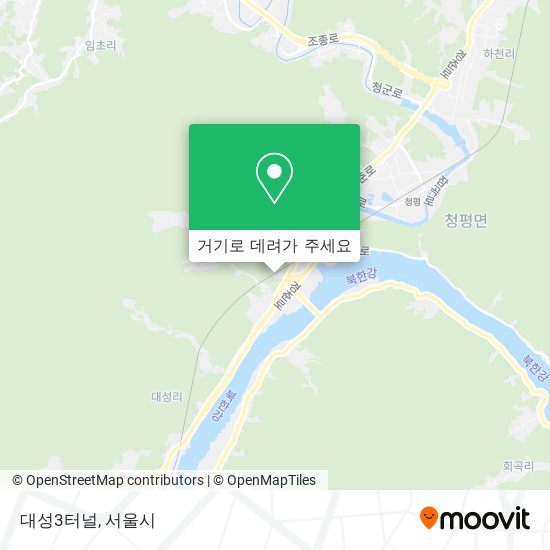 대성3터널 지도