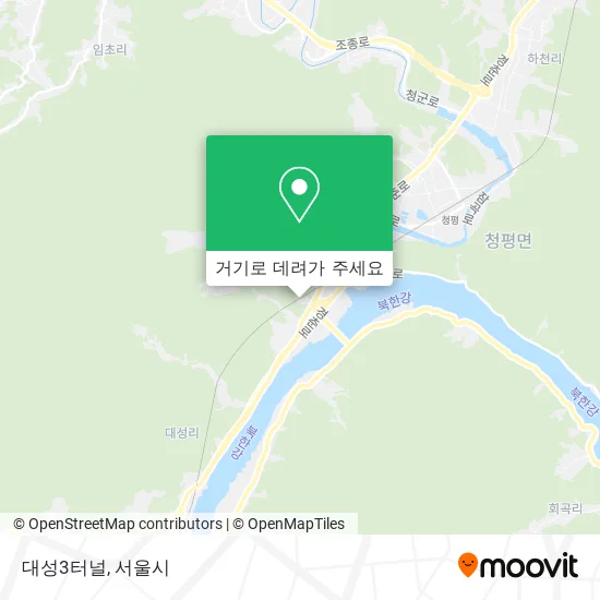 대성3터널 지도