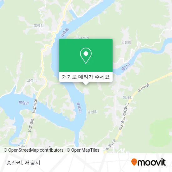 송산리 지도