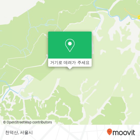 천덕산 지도