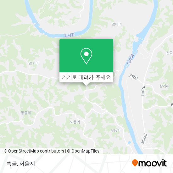 쑥골 지도