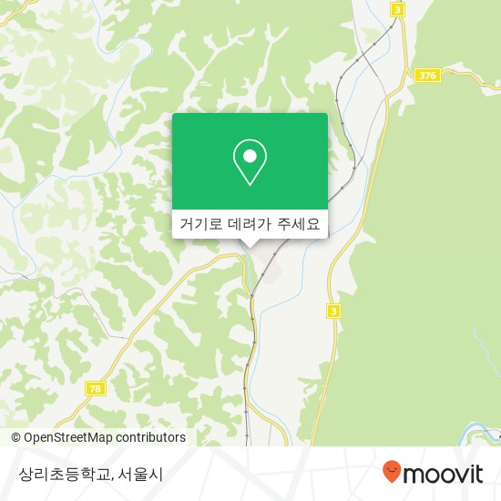 상리초등학교 지도