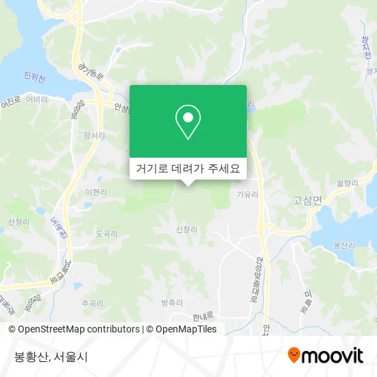 봉황산 지도