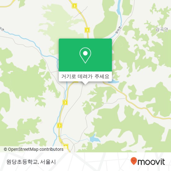 원당초등학교 지도