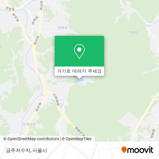 금주저수지 지도