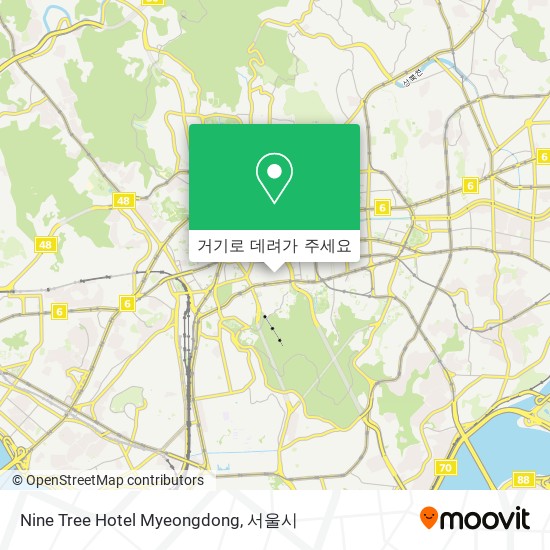 Nine Tree Hotel Myeongdong 지도