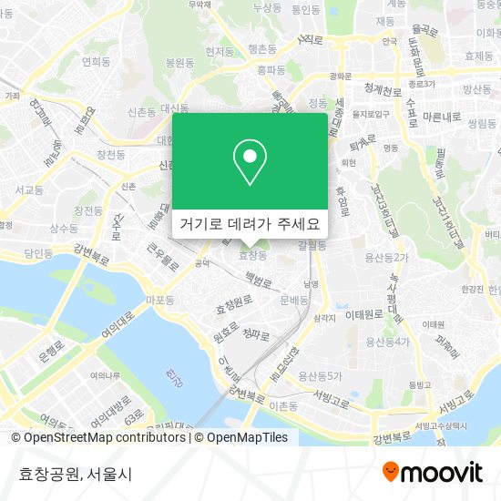 효창공원 지도