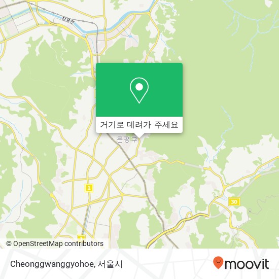 Cheonggwanggyohoe 지도
