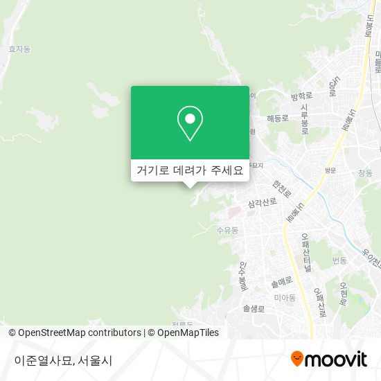 이준열사묘 지도